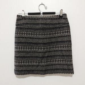 Wool blend skirt